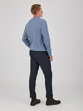 МУЖСКОЙ ДЖЕМПЕР KN26J017 ГОЛУБОЙ