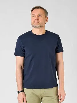 ФУТБОЛКА МУЖСКАЯ PEPLOS TS23107-R ТЕМНО-СИНИЙ С НАДПИСЬЮ