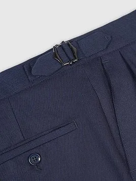 СИНИЙ ДВУБОРТНЫЙ МУЖСКОЙ КОСТЮМ SU26133-R