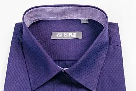 СОРОЧКА МУЖСКАЯ PEPLOS SH19111-SL ФИОЛЕТОВЫЙ