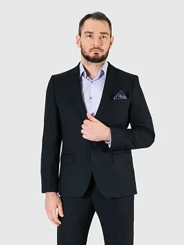 КОСТЮМ МУЖСКОЙ PEPLOS SU24905-R ЧЁРНЫЙ