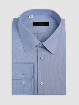 СОРОЧКА МУЖСКАЯ PEPLOS SH26066-SL ГОЛУБОЙ
