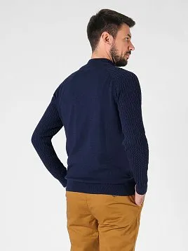 КАРДИГАН МУЖСКОЙ PEPLOS KN24С012 ТЕМНО-СИНИЙ