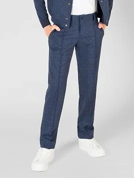 БРЮКИ ДЛЯ МАЛЬЧИКА МЛ. ШКОЛА PEPLOS TR22B005-313 СИНИЙ (Трикотажные)