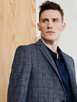 ПИДЖАК МУЖСКОЙ PEPLOS JA24119-SL СИНИЙ