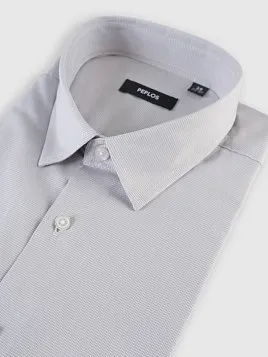 СОРОЧКА ДЛЯ МАЛЬЧИКА PEPLOS SH24J081-C СЕРЫЙ