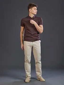 КОРИЧНЕВАЯ РУБАШКА-ПОЛО TSP26022-R