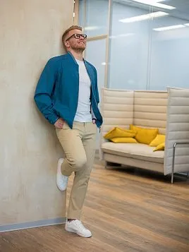 БРЮКИ МУЖСКИЕ PEPLOS P2014-SL БЕЖЕВЫЙ