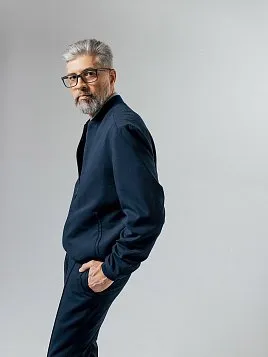 БОМБЕР МУЖСКОЙ PEPLOS JA24027-B ТЕМНО-СИНИЙ