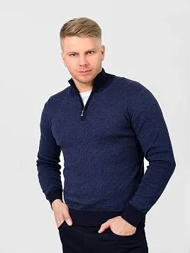 ДЖЕМПЕР МУЖСКОЙ PEPLOS KN19J043 ГОЛУБОЙ