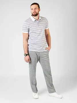 РУБАШКА-ПОЛО МУЖСКАЯ PEPLOS TS22004-P СЕРЫЙ