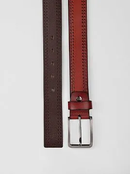 РЕМЕНЬ МУЖСКОЙ PEPLOS J52. BELT-22-J52-46 РЫЖИЙ