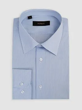 МУЖСКАЯ СОРОЧКА SH26064-SL ГОЛУБАЯ