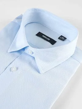 СОРОЧКА ПОДРОСТКОВАЯ PEPLOS SH24T063-SL ГОЛУБОЙ