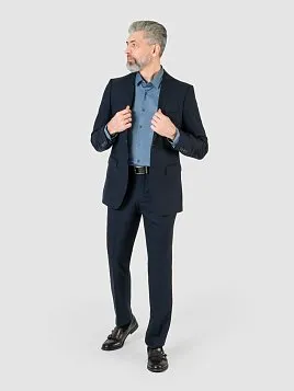 КОСТЮМ МУЖСКОЙ PEPLOS SU24904-SL ТЕМНО-СИНИЙ