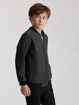 БЛЕЙЗЕР-БОМБЕР ДЕТСКИЙ PEPLOS BM25J004-303 СЕРЫЙ