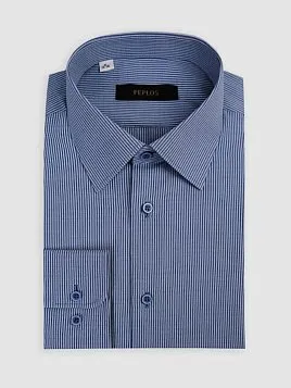 МУЖСКАЯ СОРОЧКА SH26131-R СИНЯЯ