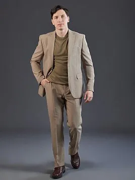 ЛЕТНИЙ МУЖСКОЙ КОСТЮМ PEPLOS SU26805-R БЕЖЕВЫЙ