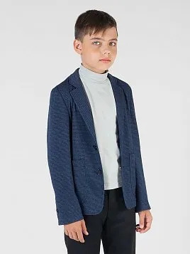 ПИДЖАК ДЛЯ МАЛЬЧИКА PEPLOS JA22J008-363 СИНИЙ (Трикотажный)