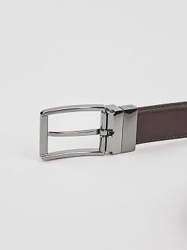 РЕМЕНЬ МУЖСКОЙ BELT-26-C15-14 КОРИЧНЕВЫЙ