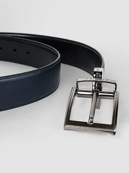 РЕМЕНЬ МУЖСКОЙ PEPLOS ДВУСТОРОННИЙ C15. BELT-22-C15-18 СИНИЙ-ЧЕРНЫЙ