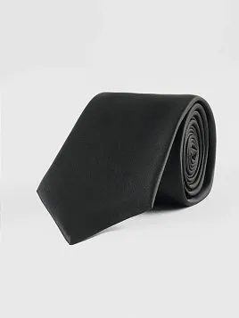 ГАЛСТУК МУЖСКОЙ PEPLOS ЧЕРНЫЙ. ОДНОТОННЫЙ (400/2-2)