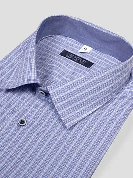 СОРОЧКА МУЖСКАЯ PEPLOS SH20093-K-R СЕРЫЙ