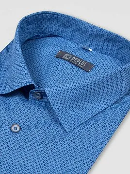 СОРОЧКА МУЖСКАЯ PEPLOS SH20171-С СИНИЙ