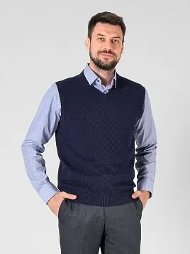 ЖИЛЕТ МУЖСКОЙ PEPLOS KN24V009 СИНИЙ