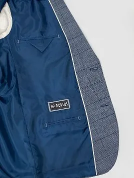 ПИДЖАК МУЖСКОЙ PEPLOS JA21035-R СЕРЫЙ