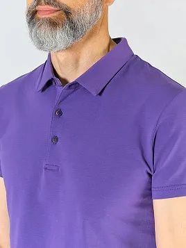 РУБАШКА-ПОЛО МУЖСКАЯ PEPLOS TS22021-P ФИОЛЕТОВЫЙ