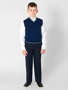 ЖИЛЕТ ПОДРОСТКОВЫЙ PEPLOS JKN17V004 ТЕМНО-СИНИЙ