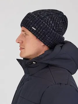 МУЖСКАЯ ШАПКА HM2610 ТЕМНО-СИНЯЯ