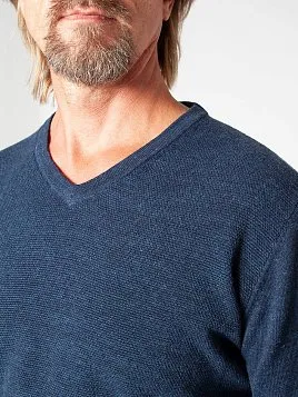 ПУЛОВЕР МУЖСКОЙ PEPLOS KN22P025 СИНИЙ
