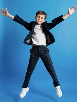 БРЮКИ ДЛЯ МАЛЬЧИКА PEPLOS TR24B013-313 СИНИЙ