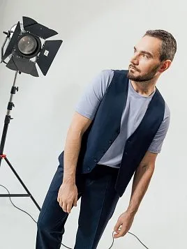 ФУТБОЛКА МУЖСКАЯ PEPLOS TS24103-R ГОЛУБОЙ