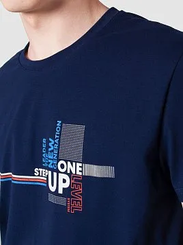 ФУТБОЛКА МУЖСКАЯ PEPLOS TS21107-R СИНИЙ