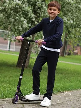 ДЖЕМПЕР ДЕТСКИЙ ПОЛО PEPLOS JKN25J009 ТЕМНО-СИНИЙ