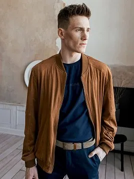 ВЕТРОВКА МУЖСКАЯ PEPLOS OW2446-SJ КОРИЧНЕВЫЙ