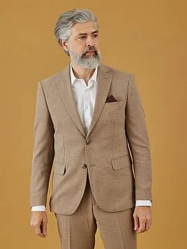 ЛЕТНИЙ МУЖСКОЙ КОСТЮМ PEPLOS SU26805-R БЕЖЕВЫЙ
