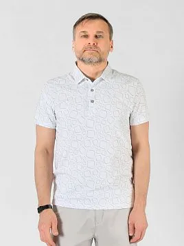 РУБАШКА-ПОЛО МУЖСКАЯ PEPLOS TS23017-Р БЕЛЫЙ
