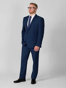 КОСТЮМ МУЖСКОЙ PEPLOS SU20025-C СИНИЙ