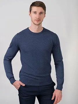 ДЖЕМПЕР МУЖСКОЙ PEPLOS KN20J019 ГОЛУБОЙ