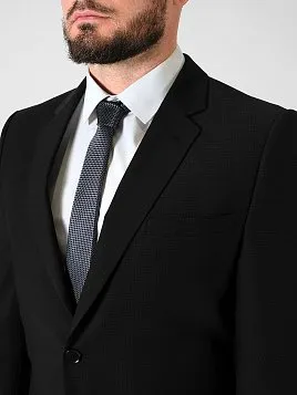 КОСТЮМ МУЖСКОЙ PEPLOS SU24005-R ЧЁРНЫЙ