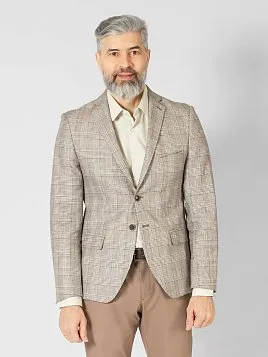 ПИДЖАК МУЖСКОЙ PEPLOS JA22063-SL КОРИЧНЕВЫЙ