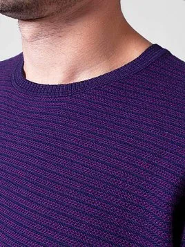 ДЖЕМПЕР МУЖСКОЙ PEPLOS KN21J010 ФИОЛЕТОВЫЙ
