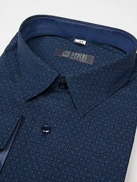 СОРОЧКА ПОДРОСТКОВАЯ PEPLOS SH19T137-SL ТЕМНО-СИНИЙ