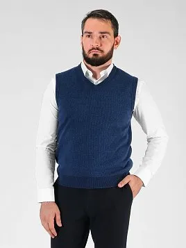 ЖИЛЕТ МУЖСКОЙ PEPLOS KN-CV-02 СИНИЙ