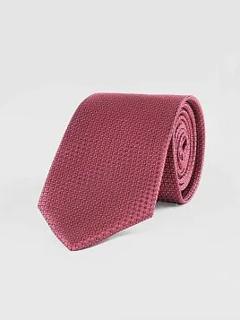 ГАЛСТУК МУЖСКОЙ PEPLOS КРАСНЫЙ. МИКРОДИЗАЙН (400/265)