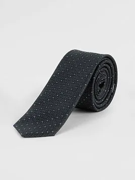 ГАЛСТУК МУЖСКОЙ PEPLOS СЕРЫЙ. ТОЧКИ (250/156298-2)